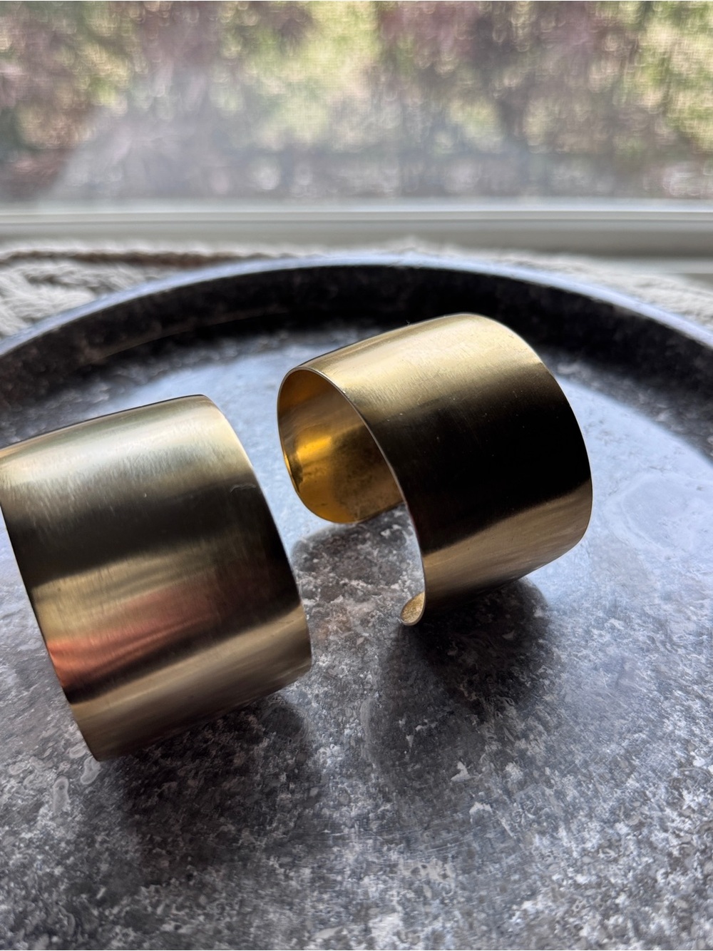 Robyn Rhodes Alice statement Gold Cuff Bracelets Set
